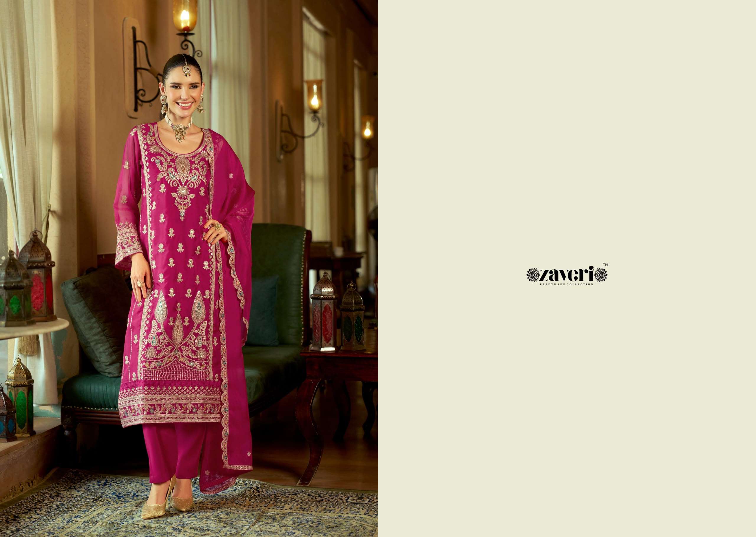 ZAVERI AROMA COLOR EDITION THE GOLDEN THREAD LUXURY SUITES INDIAN SUPPLIER